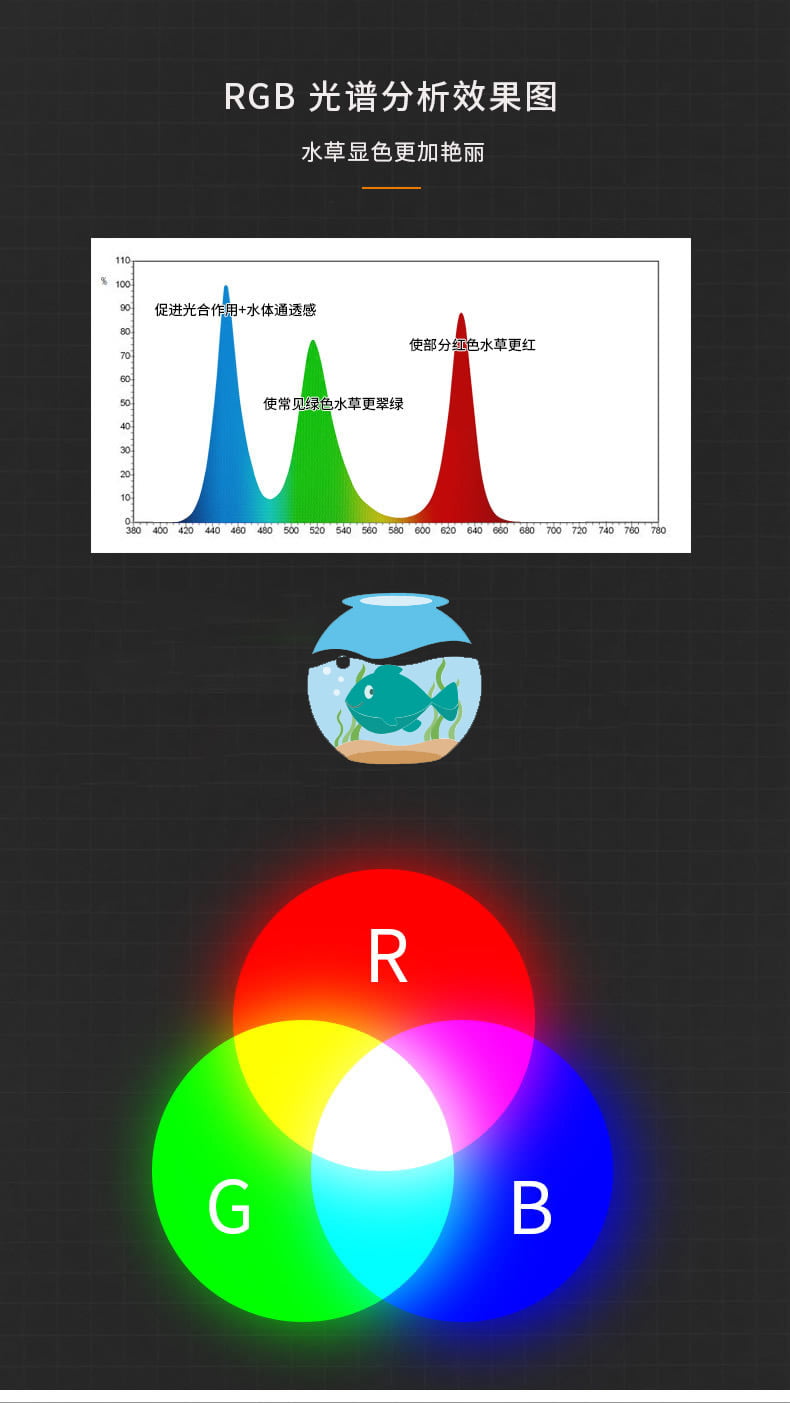 Biểu đồ quang phổ đèn Netlea RGB